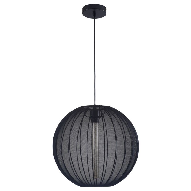 Lampa wisząca Polux Sensai czarna wym: 120 x 40 x 40 cm 1xE27 x  1 szt.