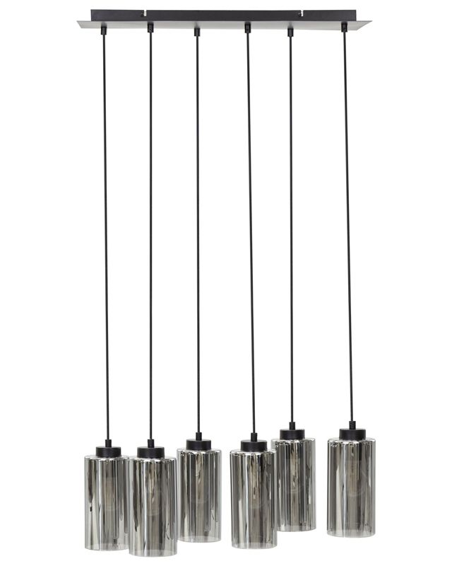 Lampa wisząca Puriri Szkło Szary 1 szt.