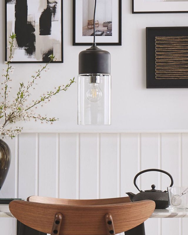 Lampa wisząca Purus Szkło Czarny 1 szt.