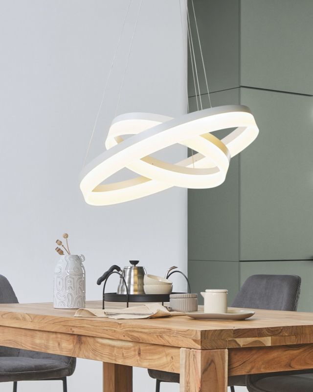 Lampa wisząca Puzi Metal Biały 1 szt.