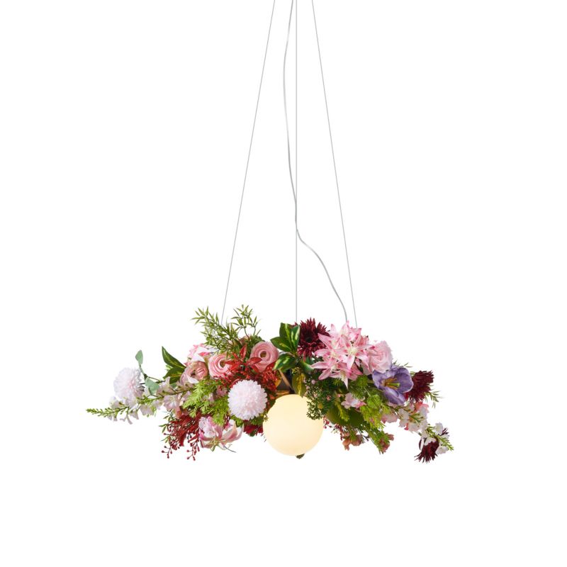 Lampa wisząca Qazqa Flower Power różnokolorowy 8 W G9  55x55x140 cm IP20 1 szt