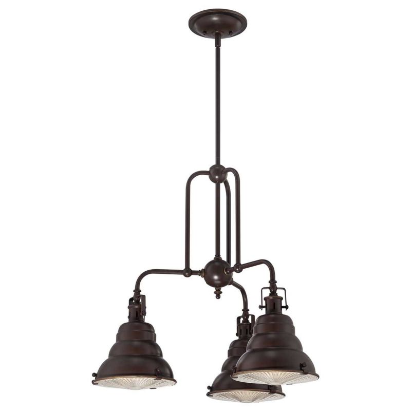 Lampa wisząca Quoizel Eastvale brąz palladiański wym: 141,7 x 61 x 61 cm 3xE27 x  1 szt.