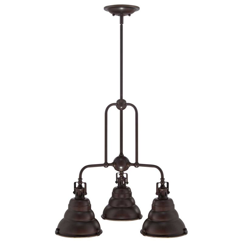 Lampa wisząca Quoizel Eastvale brąz palladiański wym: 141,7 x 61 x 61 cm 3xE27 x  1 szt.