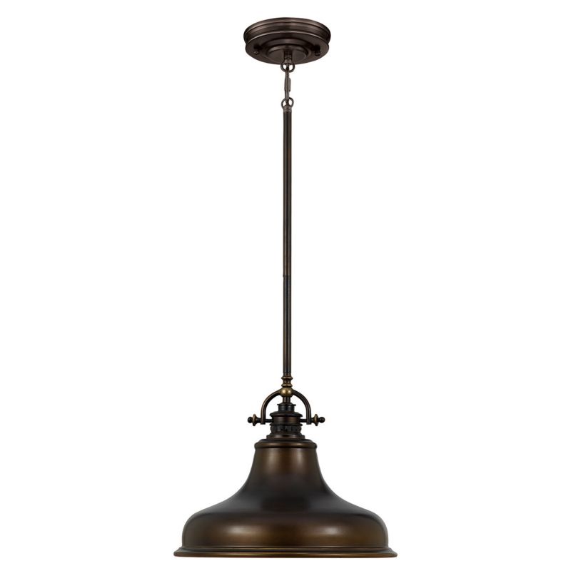 Lampa wisząca Quoizel Emery 8003 brąz palladiański industrialna 1xE27 x 1 szt.