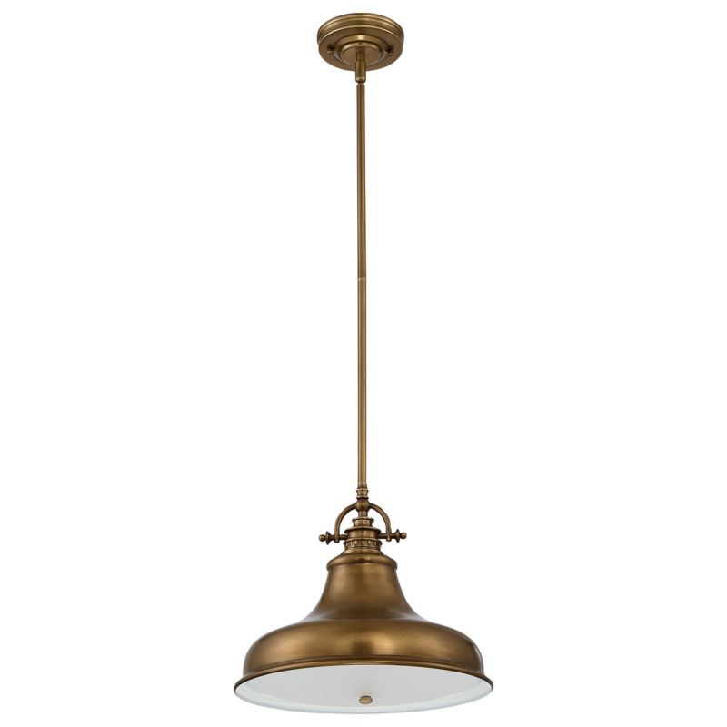 Lampa wisząca Quoizel Emery 9717 postarzany mosiądz industrialna 1xE27 x 1 szt.