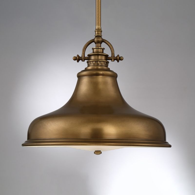 Lampa wisząca Quoizel Emery 9717 postarzany mosiądz industrialna 1xE27 x 1 szt.