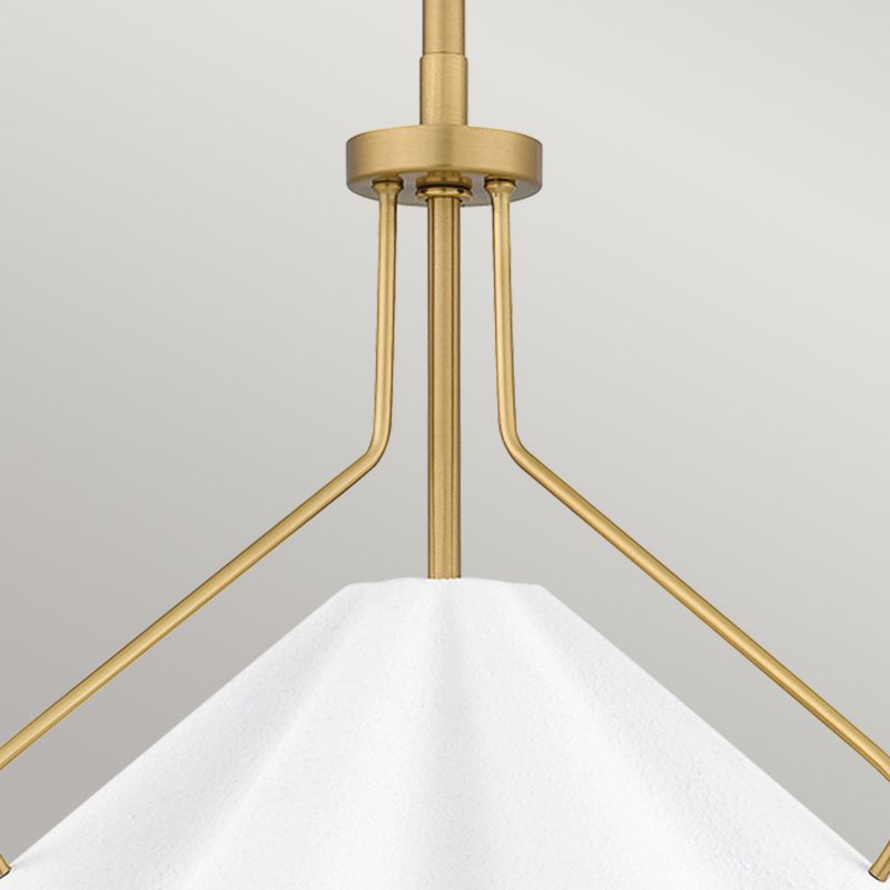 Lampa wisząca Quoizel Mejia 6235 postarzany mosiądz-strukturalna biel dekoracyjna 1xE27 x 1 szt.