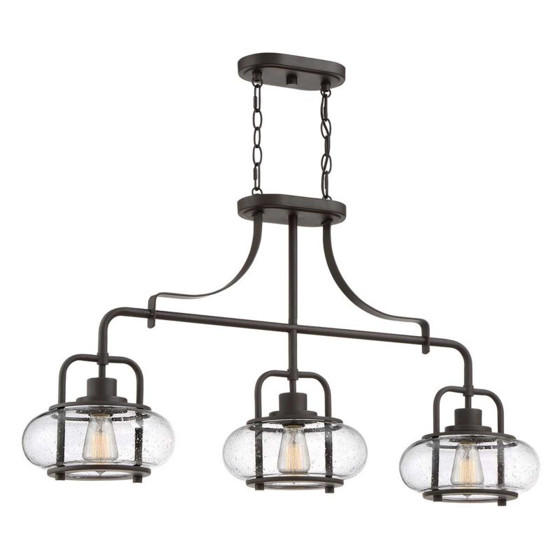Lampa wisząca Quoizel Trilogy 7216 stary brąz nad stół 3xE27 x 1 szt.