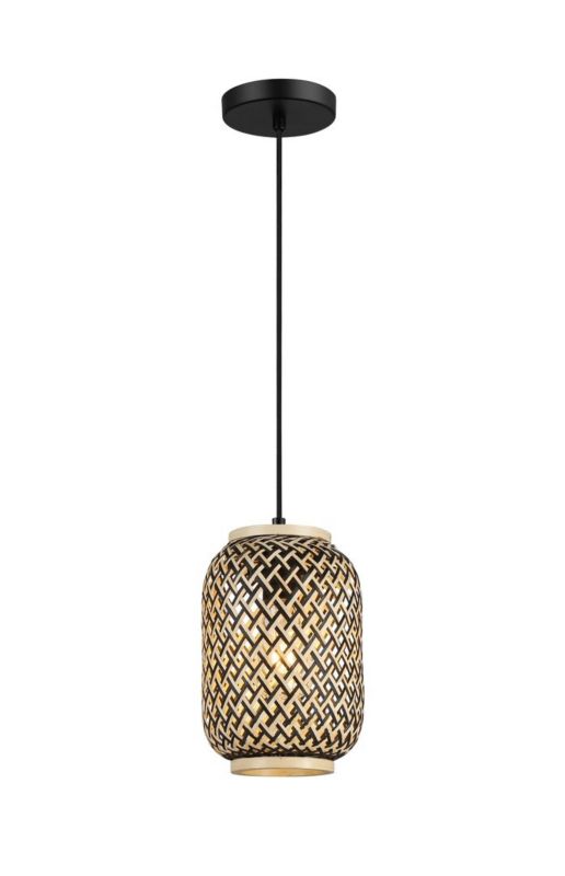 Lampa wisząca Rabalux Adalla czarny matowa-wielokolorowy wym: 180 x 17 x 17 cm 1xE27 x  1 szt.