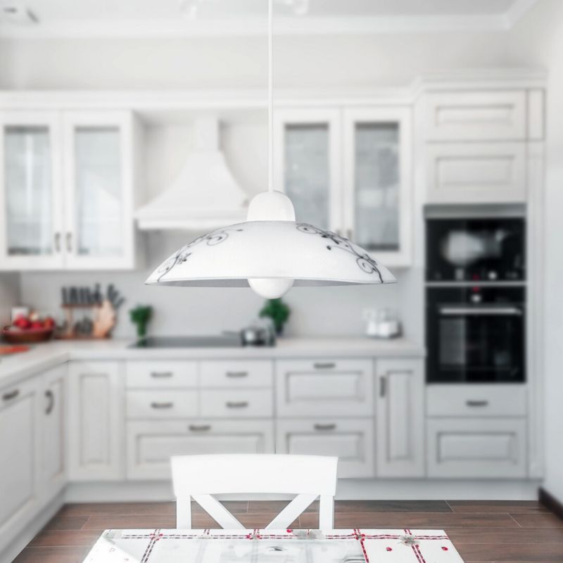 Lampa wisząca Rabalux Bloomy 8486 biała nad stół 1xE27 x 60W 1 szt.