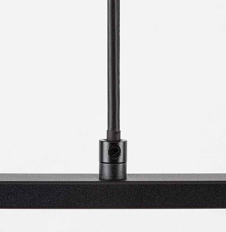 Lampa wisząca Rabalux Chadwick czarna-kolor dymny wym: 120 x 60 x 19 cm 3xE27 x  1 szt.