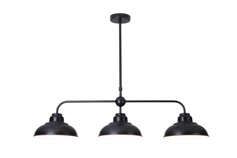 Lampa wisząca Rabalux Dragan czarna wym: 107 x 100 x 25 cm 3xE27 x  1 szt.