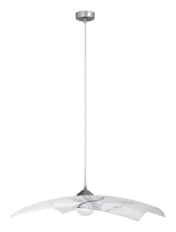 Lampa wisząca Rabalux Elina białe wzorzyste wym: 90 x 40 x 40 cm 1xE27 x  1 szt.