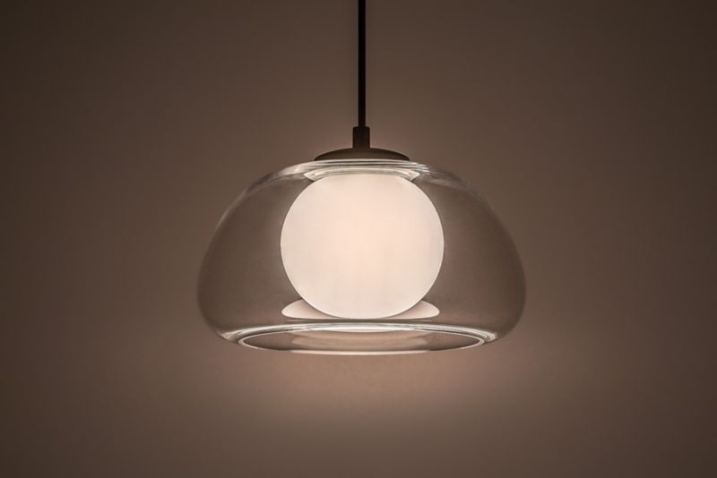 Lampa wisząca Rabalux Elowen przezroczysto-czarna wym: 150 x 25 x 25 cm 1xG9 x  1 szt.