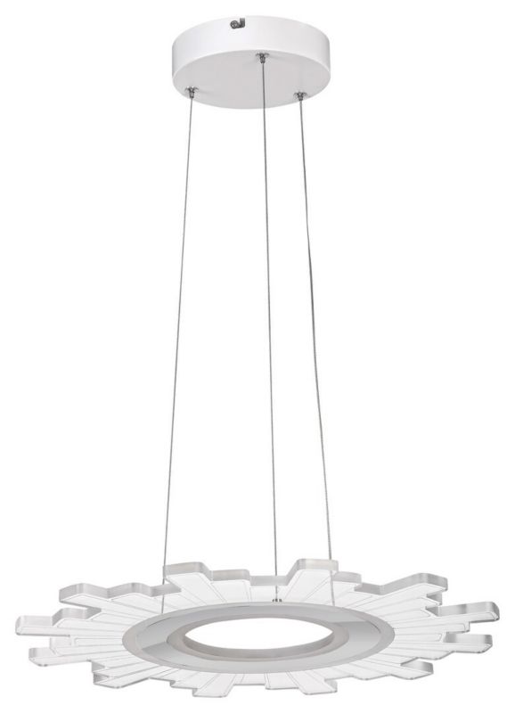 Lampa wisząca Rabalux Felicity 2106 biało-przezroczysty nowoczesna wbudowany LED 30W 1 szt.