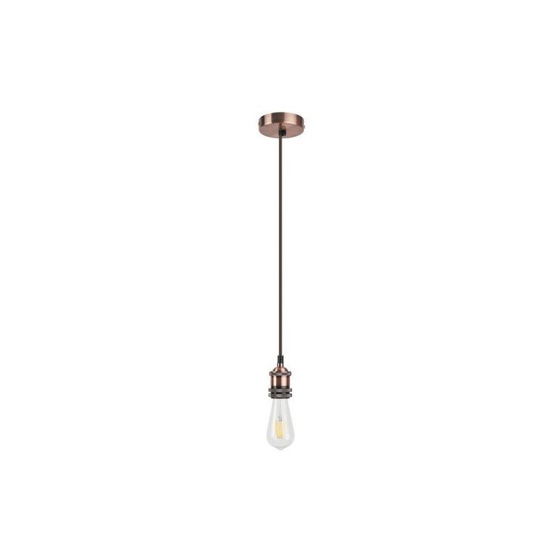 Lampa wisząca Rabalux Fixy brąz 1xE27x60W wym:80x10x10cm IP20 -1 szt.