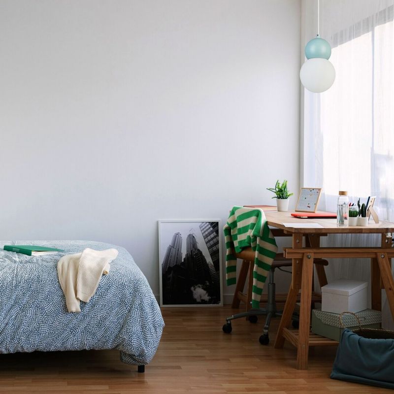 Lampa wisząca Rabalux GELLIA niebiesko-biała 1xG9x38W wym:150x12x12cm IP20 -1 szt.