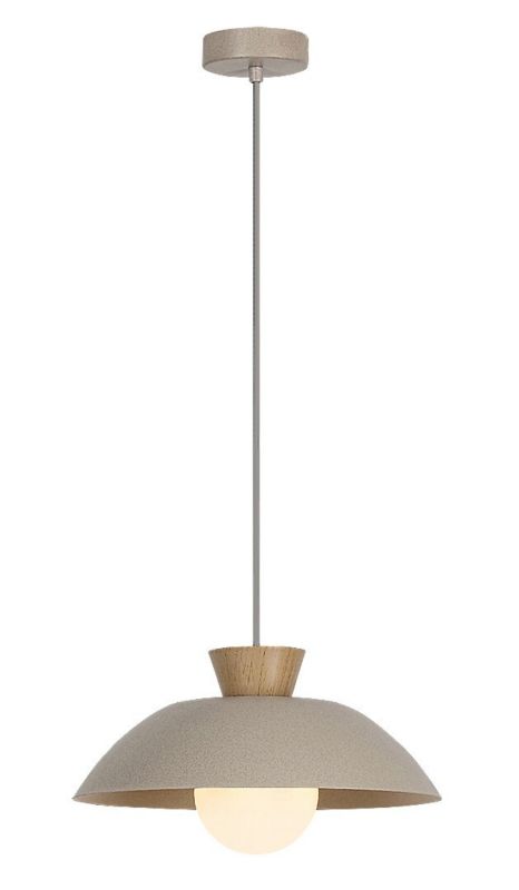 Lampa wisząca Rabalux Golnar beżowa jasne drewno-opal wym: 120 x 30 x 30 cm 1xG9 x  1 szt.