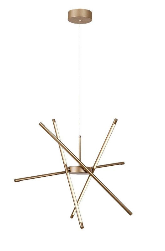 Lampa wisząca Rabalux Henli2 3392 złoto-biała designerska wbudowany LED 40W 1 szt.