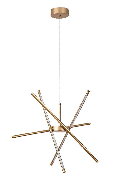 Lampa wisząca Rabalux Henli2 3392 złoto-biała designerska wbudowany LED 40W 1 szt.
