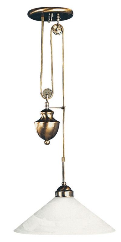 Lampa wisząca Rabalux Marian 7068 brązowo-biała regulowana 1xE27 x 100W 1 szt.