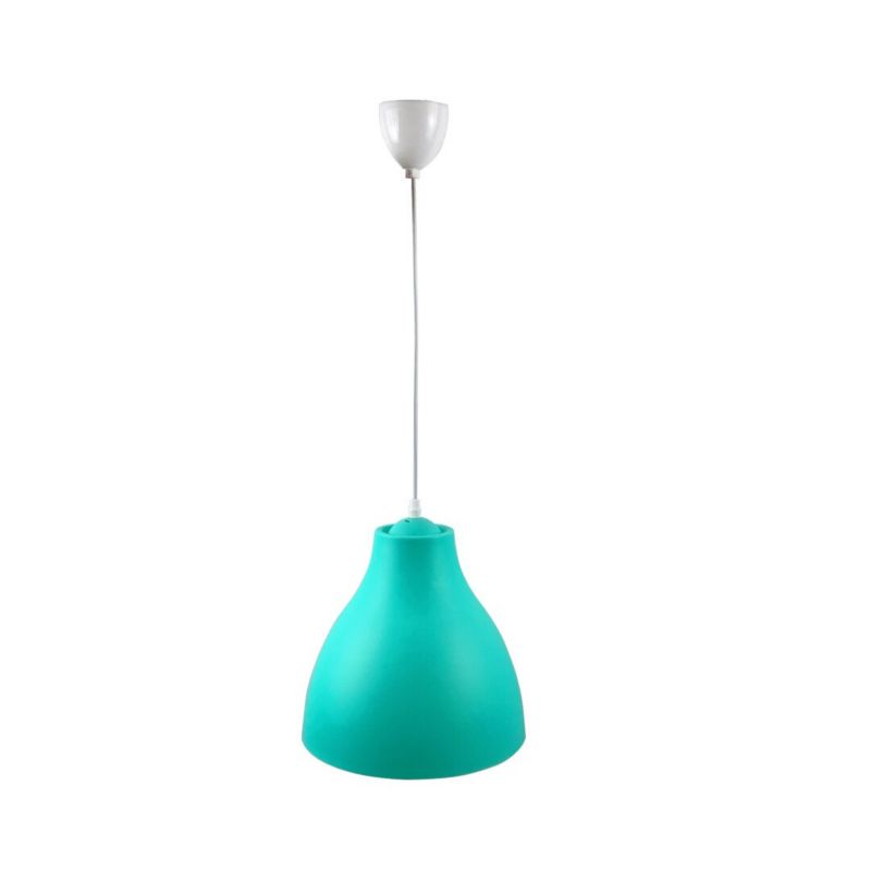 Lampa wisząca Rabalux Morris seledynowo-biała wym: 41 x 27,5 x 27,5 cm 1xE27 x  1 szt.
