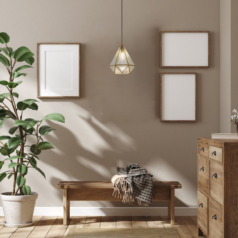 Lampa wisząca Rabalux NORAH złoto-przezroczysta 1xE14x40W wym:120x21x21cm IP20 -1 szt.