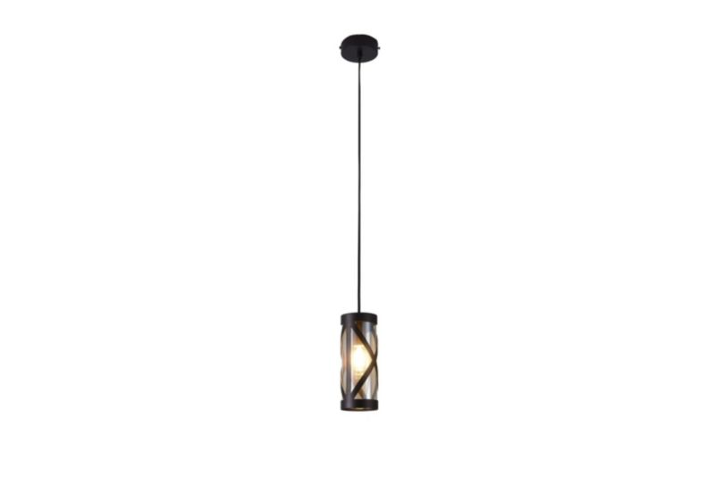Lampa wisząca Rabalux Oberon brązowo-bursztynowy wym: 120 x 10 x 10 cm 1xE14 x  1 szt.
