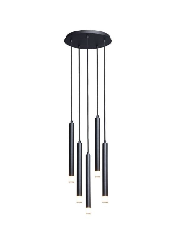 Lampa wisząca Rabalux Ramira 3606 czarno-przezroczysty nowoczesna 5xG9 x 1 szt.