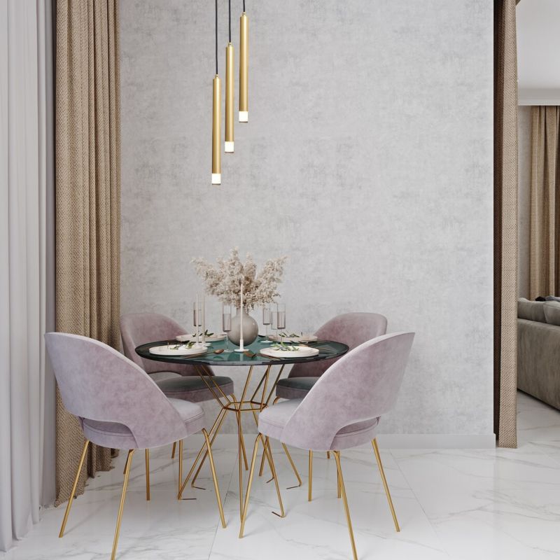 Lampa wisząca Rabalux RAMIRA złoto-przezroczysty 3xG9x5W wym:120x25x25cm IP20 -1 szt.
