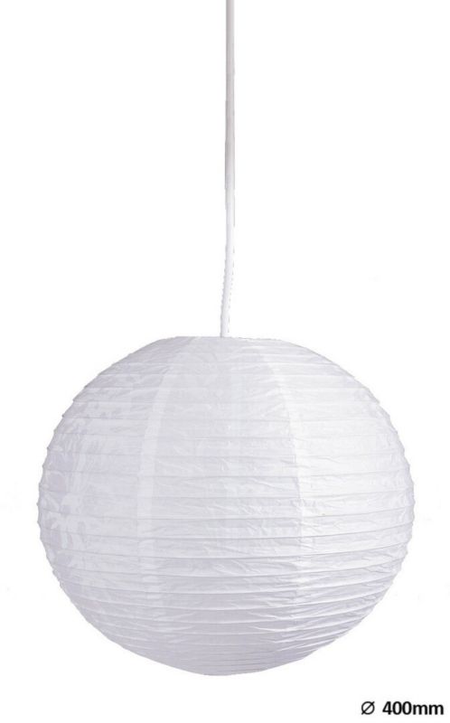 Lampa wisząca Rabalux Rice biała wym: 40 x 40 x 40 cm 1x x  1 szt.
