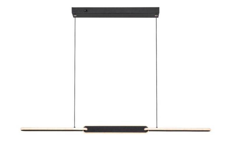 Lampa wisząca Rabalux Sindri 2319 czarno-biała nowoczesna wbudowany LED 36W 1 szt.