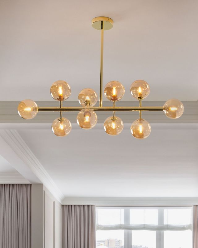 Lampa wisząca Ramis Metal Złoty 1 szt.