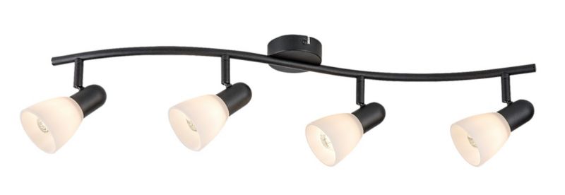 Lampa wisząca regulowana Rabalux Soma czarno-biała 4xE14x40W IP20 wym:16x70x7,2cm - 1 szt.