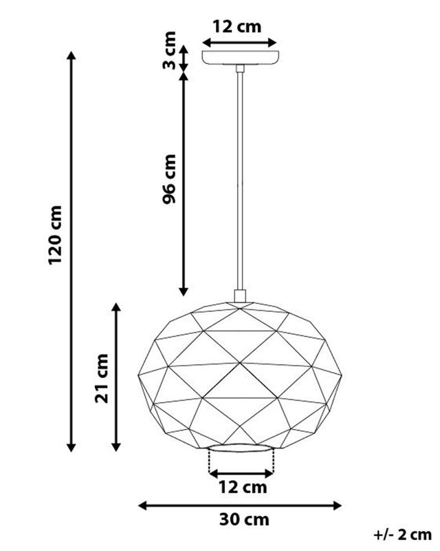 Lampa wisząca Rewa Metal Biały 1 szt.