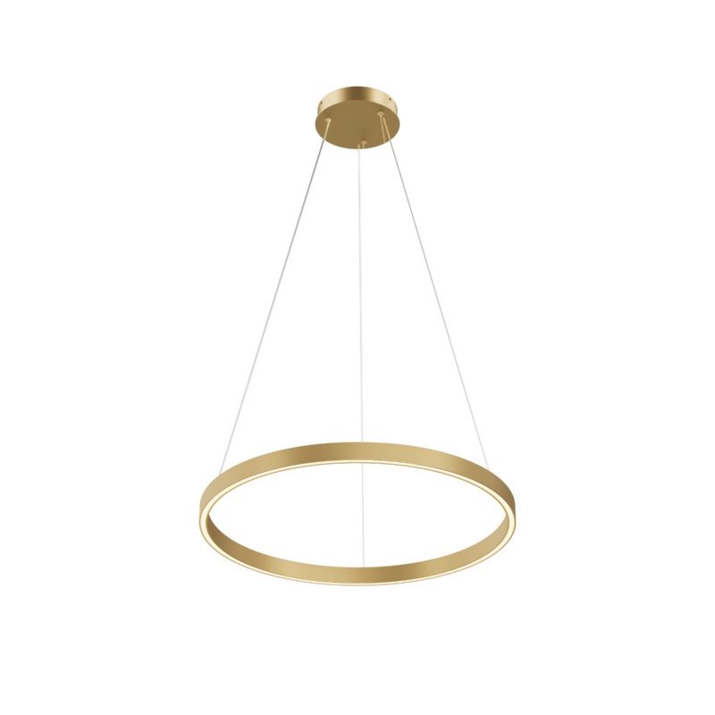 Lampa wisząca ring Maytoni RIM mosiężno-biała LED 36W  3000-4000K 36Wlm IP20 - 1 szt.