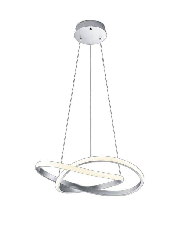 Lampa wisząca RL Course srebrno-biała wym: 150 x 60 x 60 cm wbudowany LED 27W 3000K 2700lm 1 szt.