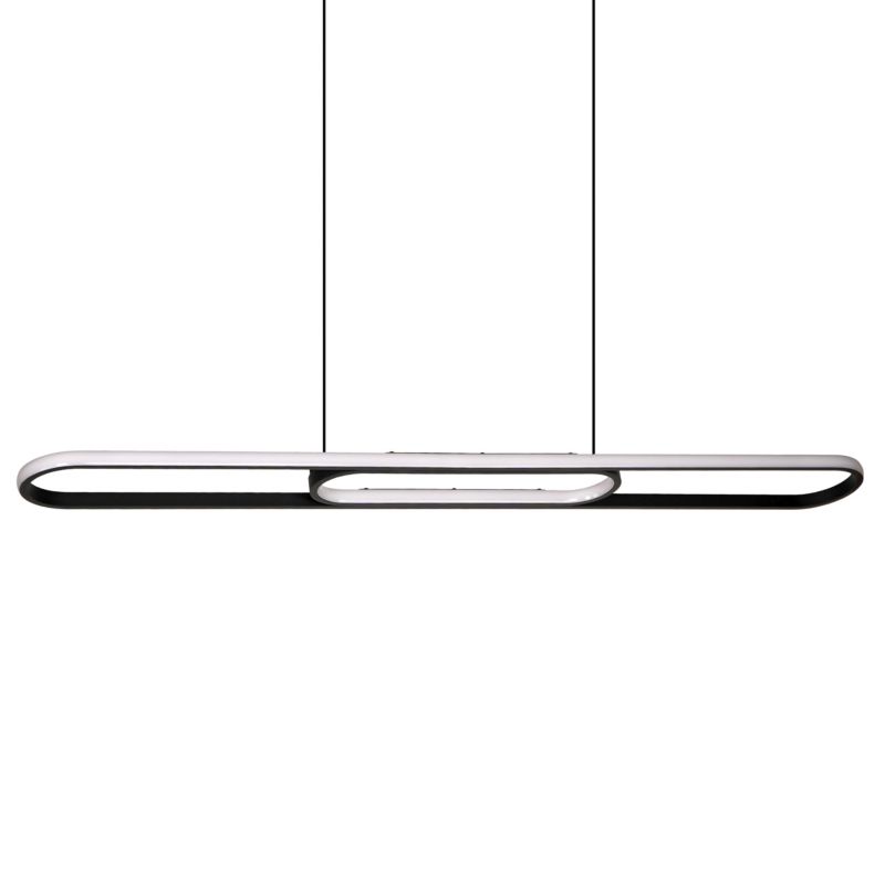 Lampa wisząca Sanico Goldlux cordoba LED 32W czarna 4000K IP20 - 1 szt.