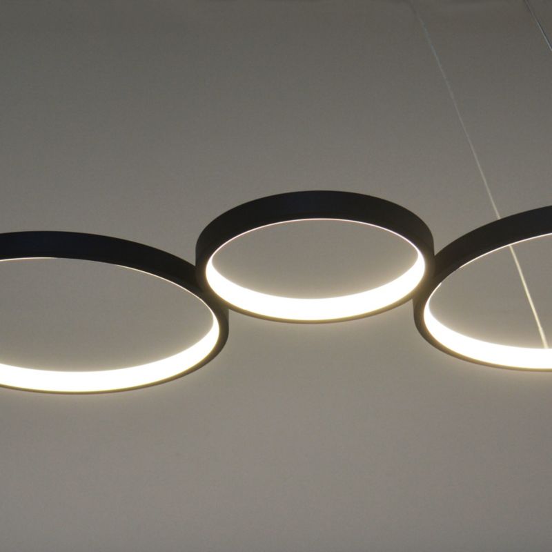 Lampa wisząca Sanico Goldlux  FLAMENCO LED 42W 4000K czarna IP20 - 1 szt.