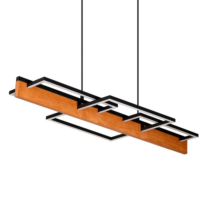 Lampa wisząca Sanico Goldlux larysa LED 35W czarna 4000K IP20 - 1 szt.