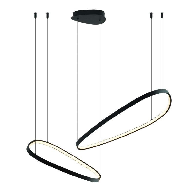Lampa wisząca Sanico Goldlux LED MICHELLE 48W 113cm 4000K czarna IP20  334091 1 szt.