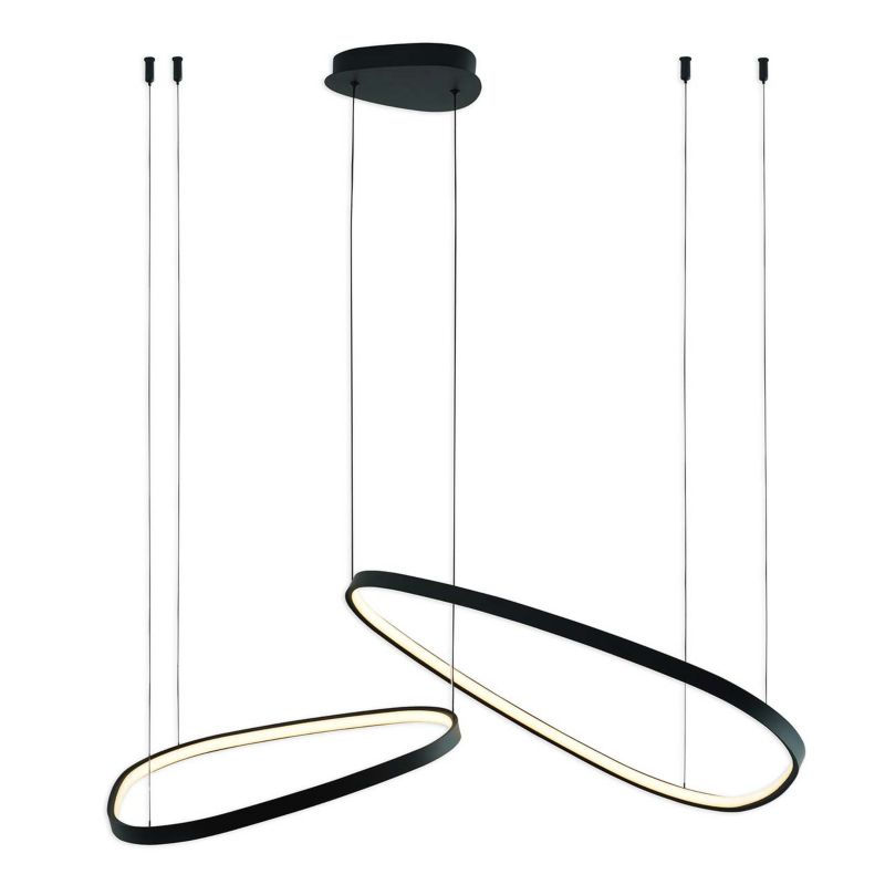 Lampa wisząca Sanico Goldlux LED MICHELLE 48W 113cm 4000K czarna IP20  334091 1 szt.