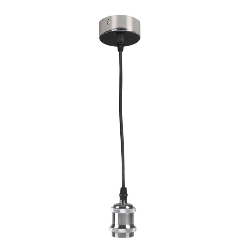 Lampa wisząca Sanico Goldlux nola chrom abażur stożek 35cm porcelain  E27 IP20 - 1 szt.