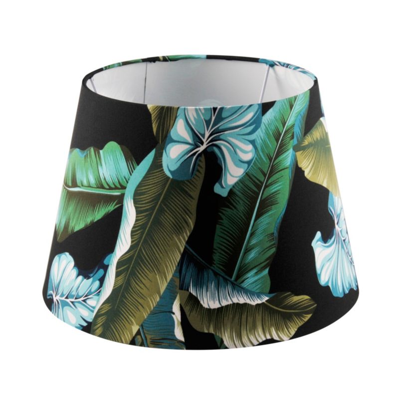 Lampa wisząca Sanico Goldlux nola chrom abażur stożek 35cm wild nature E27 IP20 - 1 szt.