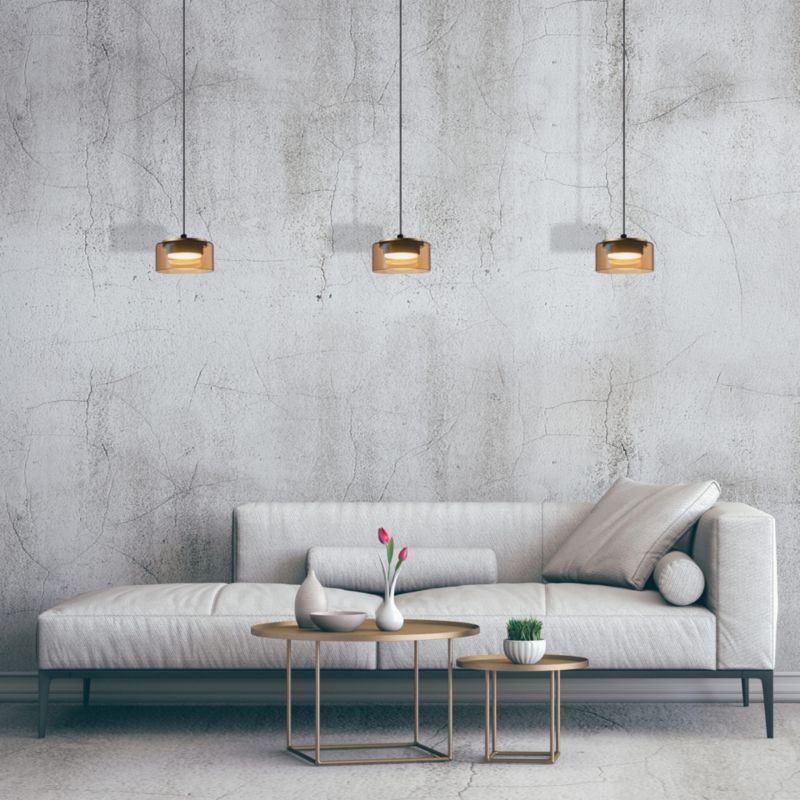 Lampa wisząca Sanico Goldlux OFELIA 1xGX53 amber 4000K IP20 - 1 szt.
