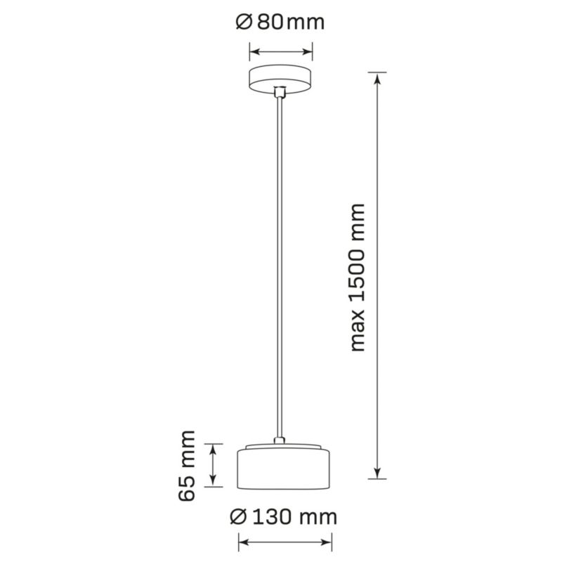 Lampa wisząca Sanico Goldlux OFELIA 1xGX53 amber 4000K IP20 - 1 szt.