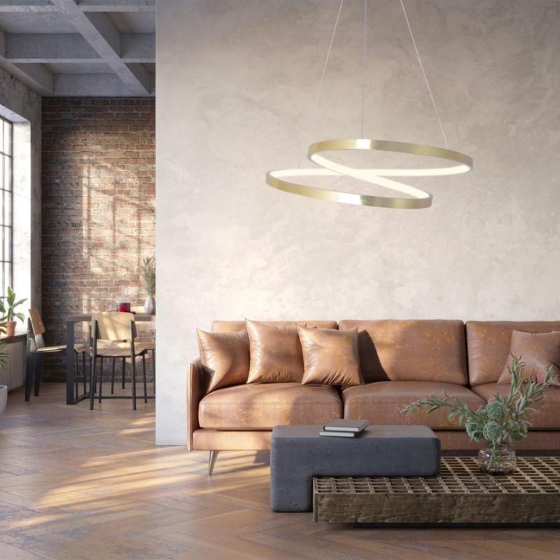 Lampa wisząca Sanico Goldlux ZEFIRA LED 50 złota 4000K IP20 - 1 szt.