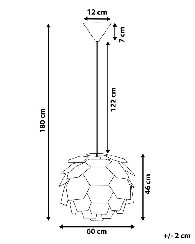 Lampa wisząca Segre Czarny 1 szt.