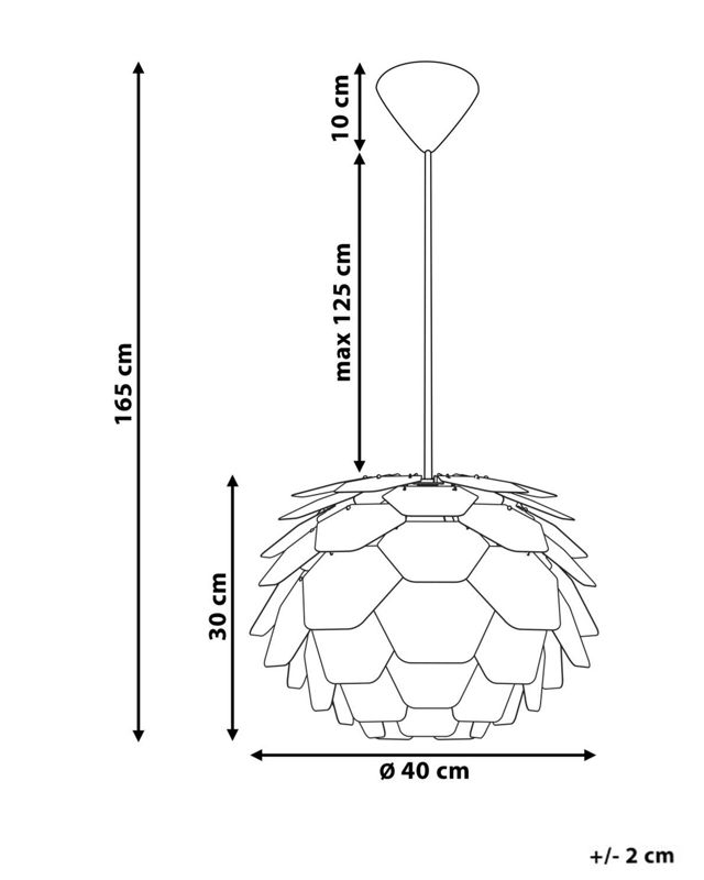 Lampa wisząca Segre s Biały 1 szt.