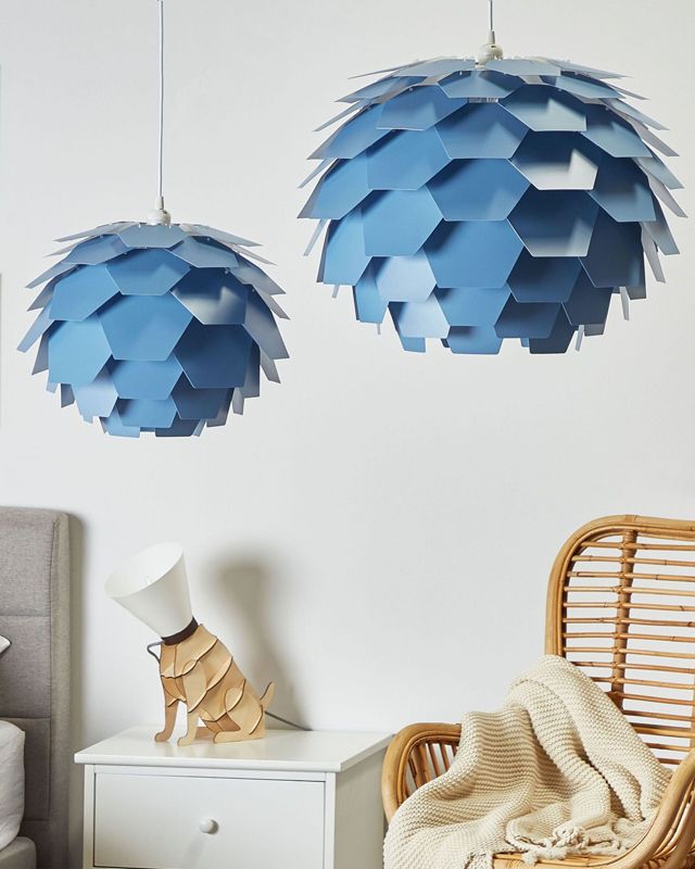 Lampa wisząca Segre s Niebieski 1 szt.